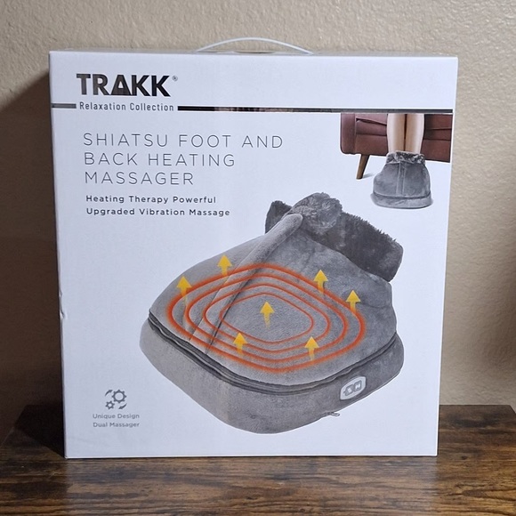 Trakk Shiatsu Foot and Back Heating Massager - Picture 9 of 13